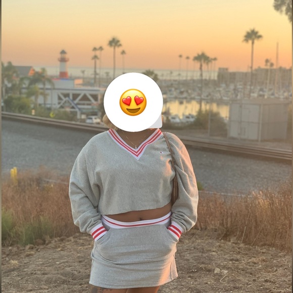 Vintage crop champion reverse weave SET - Picture 2 of 4